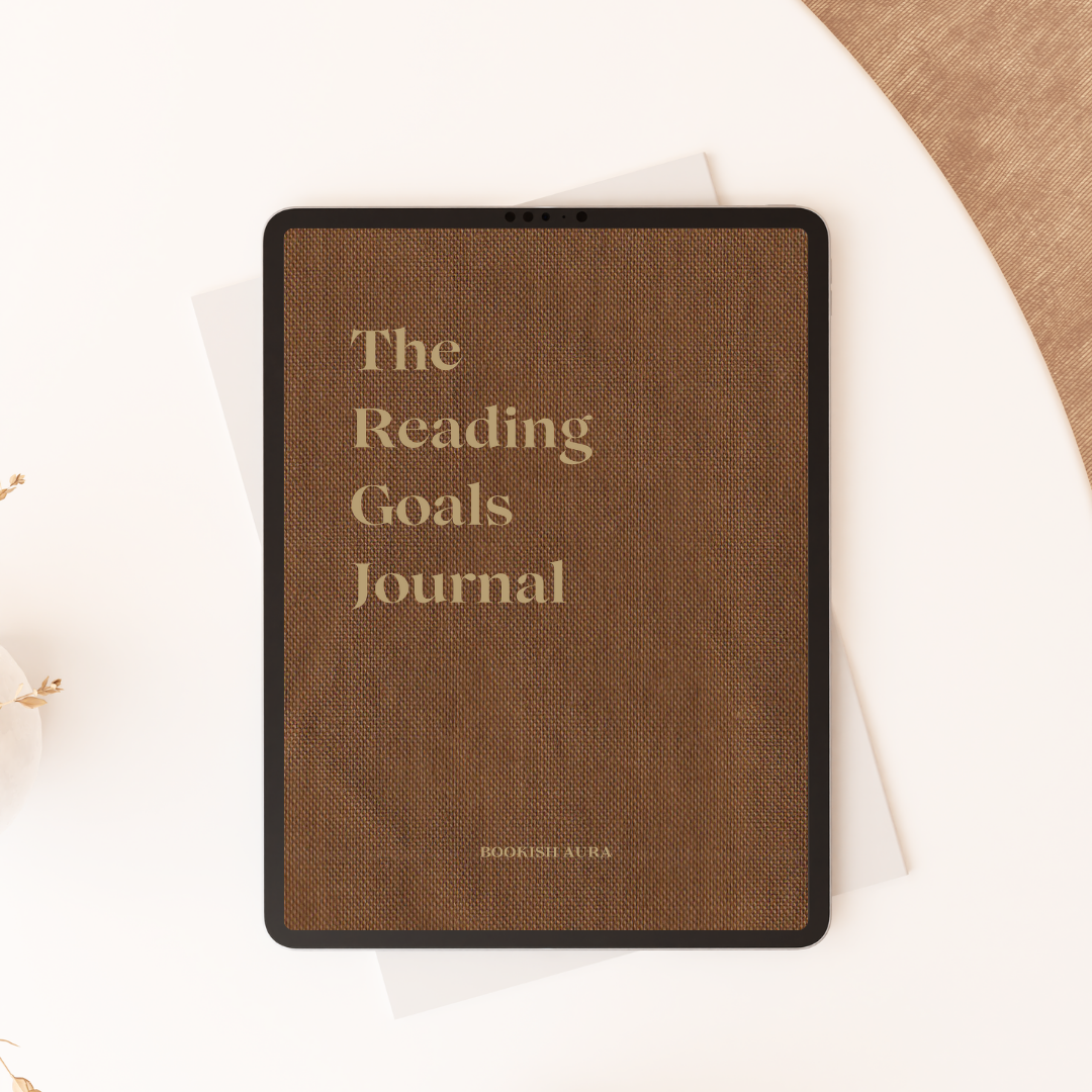 Digital Reading Goals Journal Taupe