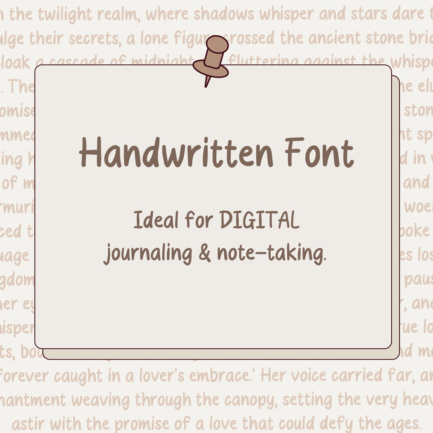 Handwritten Font