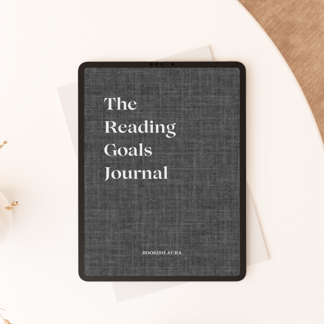 Digital Reading Goals Journal Gray