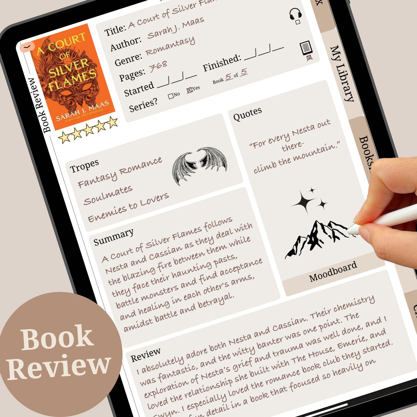 The Bookish Journal (Downloadable)