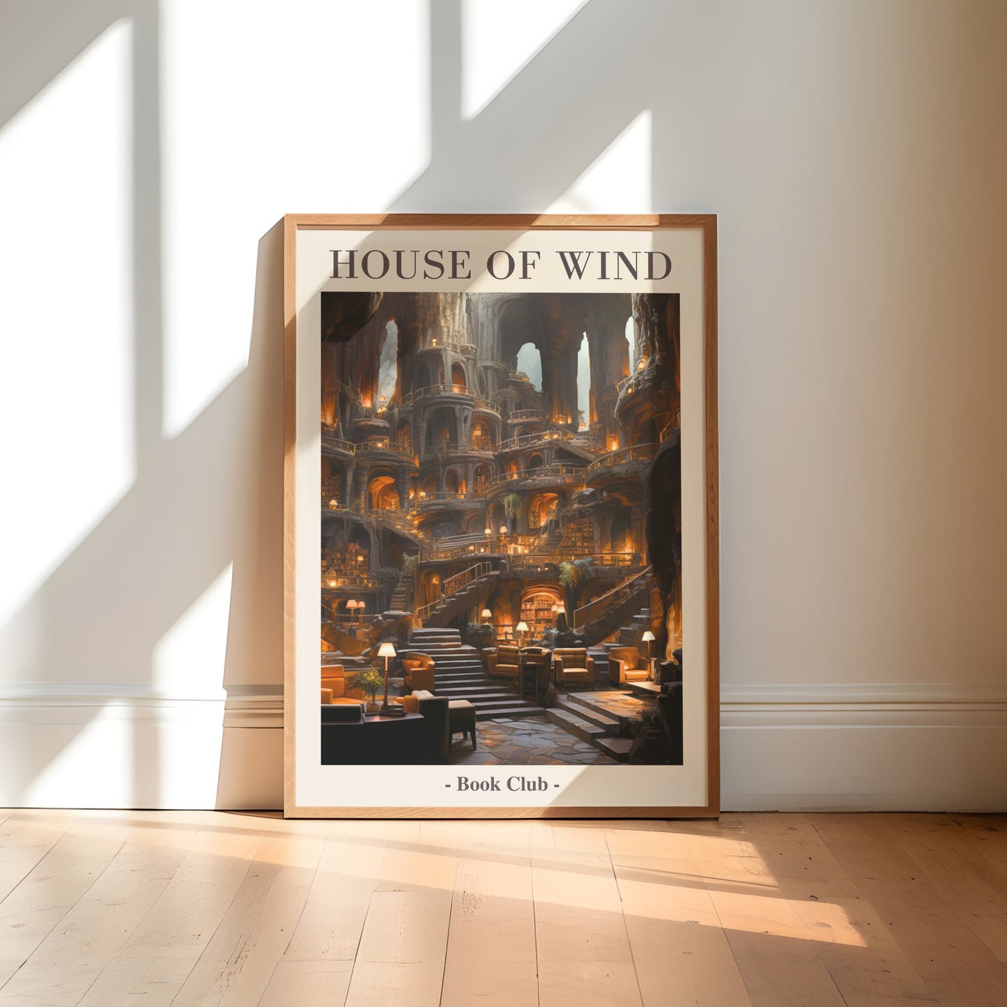 House of Wind Library Print