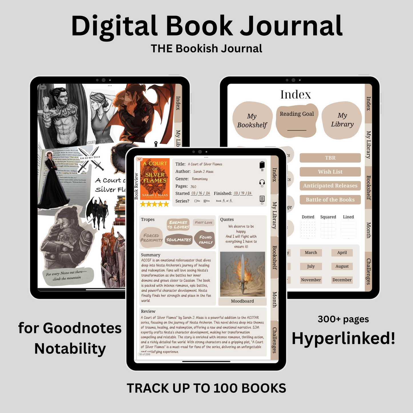 The Bookish Journal (Downloadable)