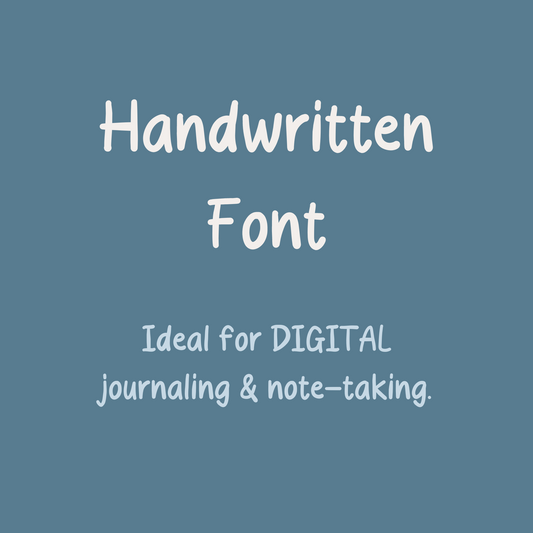 Handwritten Font