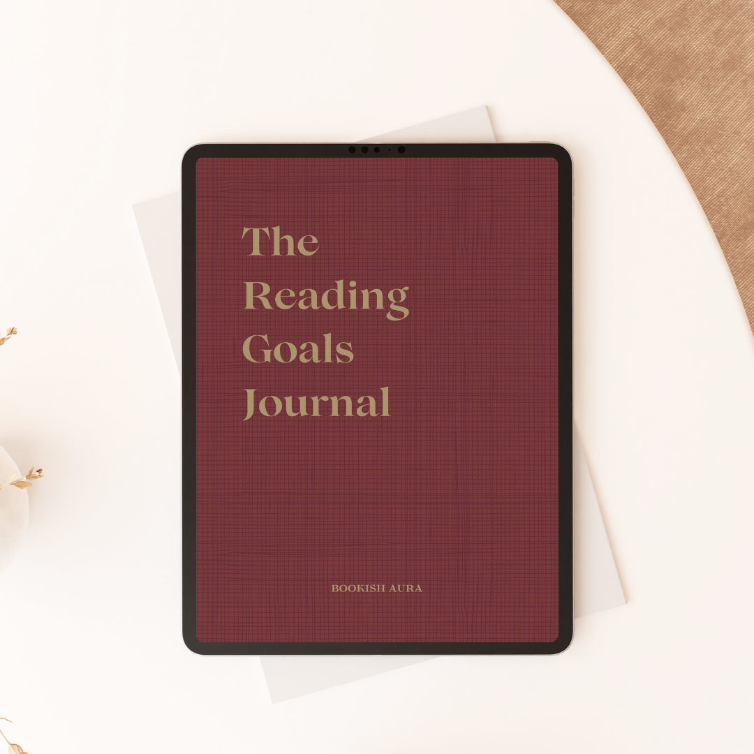 Digital Reading Goals Journal Taupe