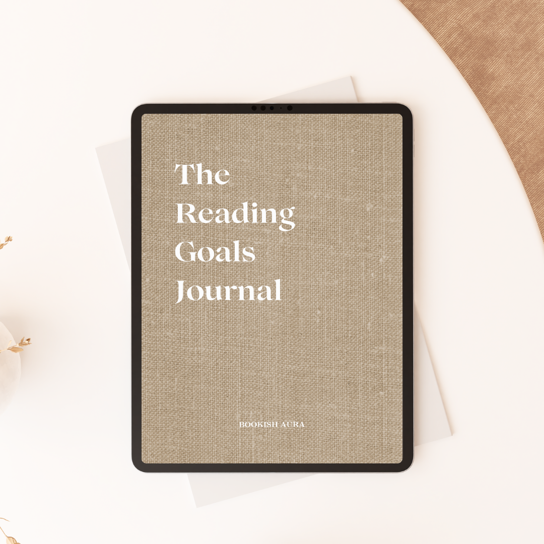 Digital Reading Goals Journal Taupe