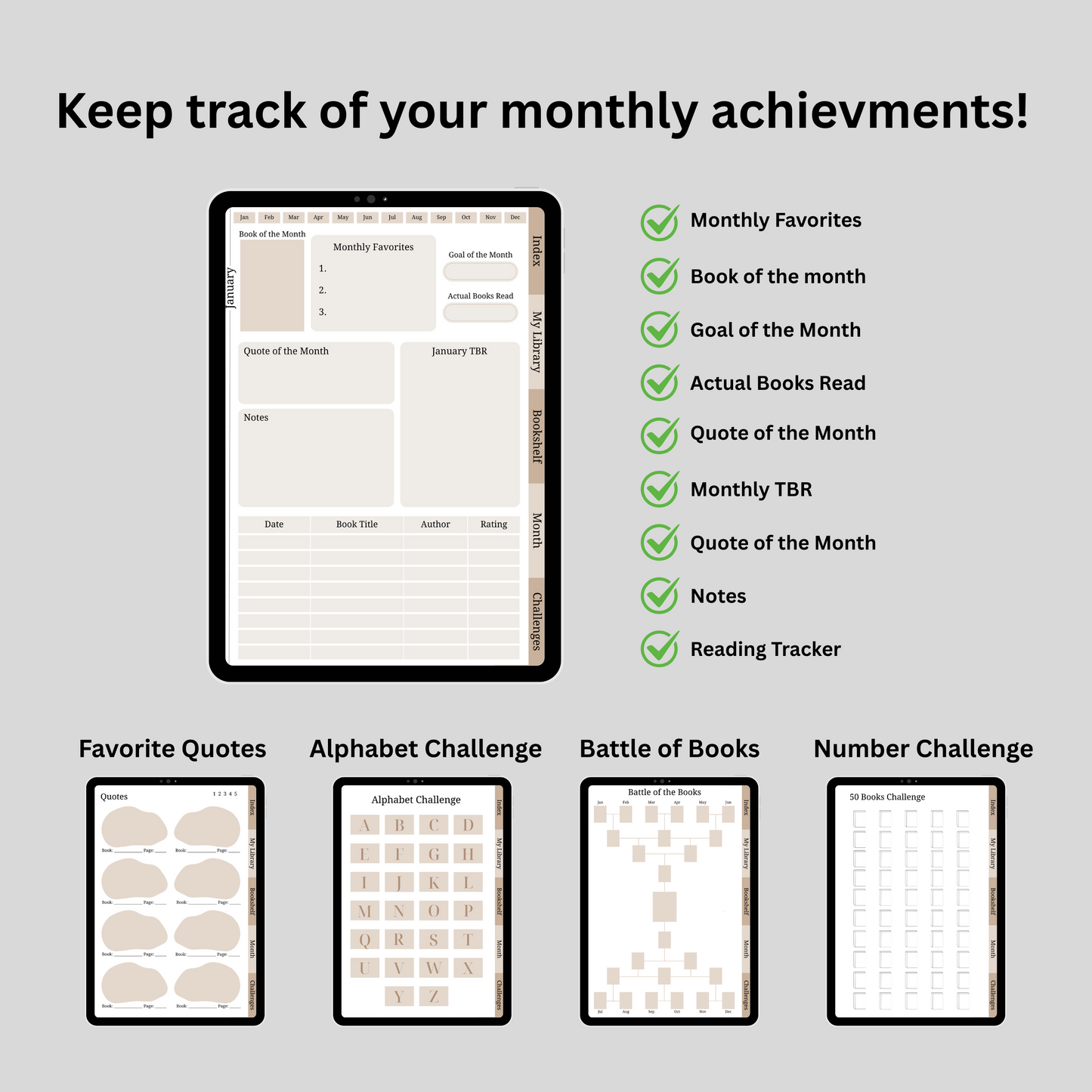 The Bookish Journal (Downloadable)