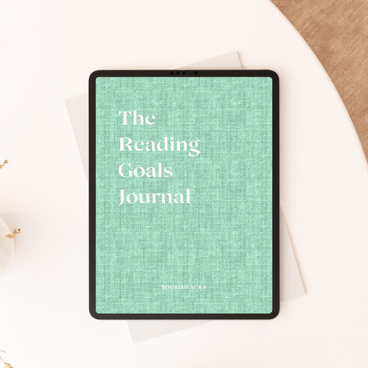 Digital Reading Goals Journal Ocean Green