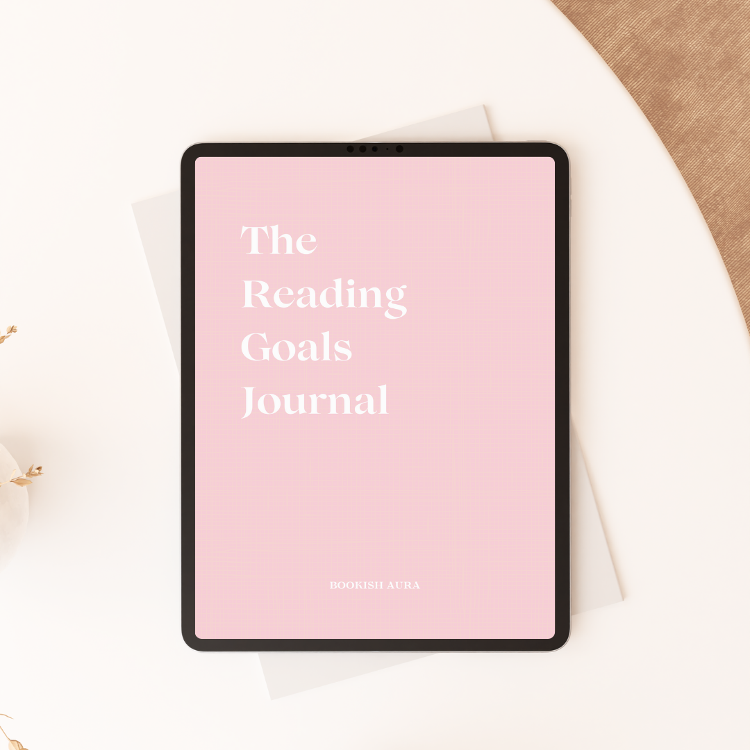 Digital Reading Goals Journal Sky Blue