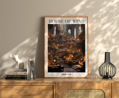 House of Wind Library Print